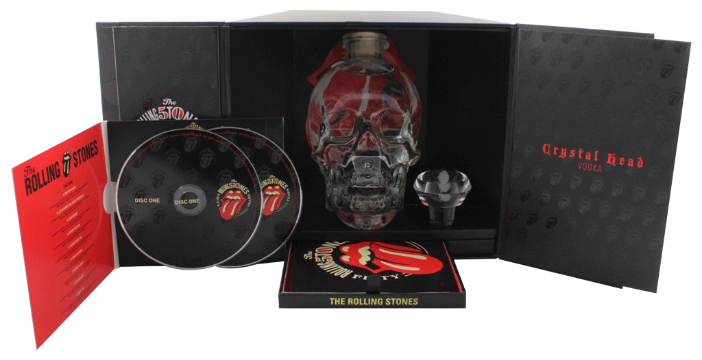 Crystal Head Rolling Stones 50 years Limited Edition